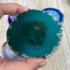 Set of 4 Agate Coasters in Natural, Pink, Green & Blue Dyed color mix, 3.5" to 4.5" each, 4 piece-set Model #5203PINK - Brazil GemsBrazil GemsSet of 4 Agate Coasters in Natural, Pink, Green & Blue Dyed color mix, 3.5" to 4.5" each, 4 piece-set Model #5203PINKCoaster Sets5203PINK