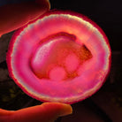 Set of 4 Agate Coasters in Natural, Pink, Green & Blue Dyed color mix, 3.5" to 4.5" each, 4 piece-set Model #5203PINK - Brazil GemsBrazil GemsSet of 4 Agate Coasters in Natural, Pink, Green & Blue Dyed color mix, 3.5" to 4.5" each, 4 piece-set Model #5203PINKCoaster Sets5203PINK