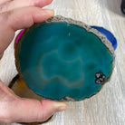 Set of 4 Agate Coasters in Natural, Pink, Green & Blue Dyed color mix, 3.5" to 4.5" each, 4 piece-set Model #5203PINK - Brazil GemsBrazil GemsSet of 4 Agate Coasters in Natural, Pink, Green & Blue Dyed color mix, 3.5" to 4.5" each, 4 piece-set Model #5203PINKCoaster Sets5203PINK