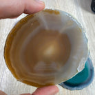 Set of 4 Agate Coasters in Natural, Pink, Green & Blue Dyed color mix, 3.5" to 4.5" each, 4 piece-set Model #5203PINK - Brazil GemsBrazil GemsSet of 4 Agate Coasters in Natural, Pink, Green & Blue Dyed color mix, 3.5" to 4.5" each, 4 piece-set Model #5203PINKCoaster Sets5203PINK