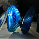 Small Blue Agate "Butterfly Wings", ~4" Length #5049BL - Brazil GemsBrazil GemsSmall Blue Agate "Butterfly Wings", ~4" Length #5049BLAgate Butterfly Wings5049BL-016