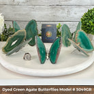 Small Green Agate "Butterfly Wings", ~ 4" Length #5049GR - Brazil GemsBrazil GemsSmall Green Agate "Butterfly Wings", ~ 4" Length #5049GRAgate Butterfly Wings5049GR-015