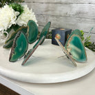 Small Green Agate "Butterfly Wings", ~ 4" Length #5049GR - Brazil GemsBrazil GemsSmall Green Agate "Butterfly Wings", ~ 4" Length #5049GRAgate Butterfly Wings5049GR-015