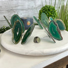 Small Green Agate "Butterfly Wings", ~ 4" Length #5049GR - Brazil GemsBrazil GemsSmall Green Agate "Butterfly Wings", ~ 4" Length #5049GRAgate Butterfly Wings5049GR-015