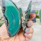 Small Green Agate "Butterfly Wings", ~ 4" Length #5049GR - Brazil GemsBrazil GemsSmall Green Agate "Butterfly Wings", ~ 4" Length #5049GRAgate Butterfly Wings5049GR-015