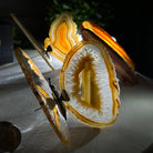 Small Natural Brazilian Agate "Butterfly Wings", ~4" Length #5049NA - Brazil GemsBrazil GemsSmall Natural Brazilian Agate "Butterfly Wings", ~4" Length #5049NAAgate Butterfly Wings5049NA-027