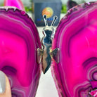 Small Pink Agate "Butterfly Wings", ~4" Length #5049PA - Brazil GemsBrazil GemsSmall Pink Agate "Butterfly Wings", ~4" Length #5049PAAgate Butterfly Wings5049PA-011