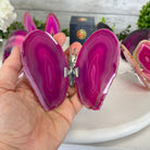 Small Pink Agate "Butterfly Wings", ~4" Length #5049PA - Brazil GemsBrazil GemsSmall Pink Agate "Butterfly Wings", ~4" Length #5049PAAgate Butterfly Wings5049PA-011