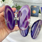 Small Purple Agate "Butterfly Wings", ~4" Length #5049PU - Brazil GemsBrazil GemsSmall Purple Agate "Butterfly Wings", ~4" Length #5049PUAgate Butterfly Wings5049PU-011