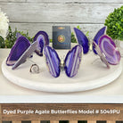 Small Purple Agate "Butterfly Wings", ~4" Length #5049PU - Brazil GemsBrazil GemsSmall Purple Agate "Butterfly Wings", ~4" Length #5049PUAgate Butterfly Wings5049PU-011