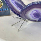 Small Purple Agate "Butterfly Wings", ~4" Length #5049PU - Brazil GemsBrazil GemsSmall Purple Agate "Butterfly Wings", ~4" Length #5049PUAgate Butterfly Wings5049PU-011