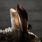 Smoky Quartz Cluster on a Metal Stand, 11.7 lbs & 12.5" Tall #5700-0014 - Brazil GemsBrazil GemsSmoky Quartz Cluster on a Metal Stand, 11.7 lbs & 12.5" Tall #5700-0014Clusters on Fixed Bases5700-0014