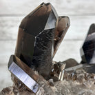 Smoky Quartz Cluster on a Metal Stand, 11.7 lbs & 12.5" Tall #5700-0014 - Brazil GemsBrazil GemsSmoky Quartz Cluster on a Metal Stand, 11.7 lbs & 12.5" Tall #5700-0014Clusters on Fixed Bases5700-0014