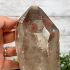 Smoky Quartz Crystal Point on a Metal Stand, 8.1" Tall Model #3122SQ-004 by Brazil Gems - Brazil GemsBrazil GemsSmoky Quartz Crystal Point on a Metal Stand, 8.1" Tall Model #3122SQ-004 by Brazil GemsCrystal Points3122SQ-004