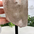 Smoky Quartz Crystal Point on a Metal Stand, 8.1" Tall Model #3122SQ-004 by Brazil Gems - Brazil GemsBrazil GemsSmoky Quartz Crystal Point on a Metal Stand, 8.1" Tall Model #3122SQ-004 by Brazil GemsCrystal Points3122SQ-004