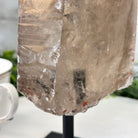 Smoky Quartz Crystal Point on a Metal Stand, 8.5" Tall Model #3122SQ-007 by Brazil Gems - Brazil GemsBrazil GemsSmoky Quartz Crystal Point on a Metal Stand, 8.5" Tall Model #3122SQ-007 by Brazil GemsCrystal Points3122SQ-007