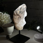 Smoky Quartz Crystal Point on a Metal Stand, 9" Tall Model #3122SQ-002 by Brazil Gems - Brazil GemsBrazil GemsSmoky Quartz Crystal Point on a Metal Stand, 9" Tall Model #3122SQ-002 by Brazil GemsCrystal Points3122SQ-002