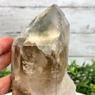 Smoky Quartz Crystal Point on a Metal Stand, 9" Tall Model #3122SQ-002 by Brazil Gems - Brazil GemsBrazil GemsSmoky Quartz Crystal Point on a Metal Stand, 9" Tall Model #3122SQ-002 by Brazil GemsCrystal Points3122SQ-002