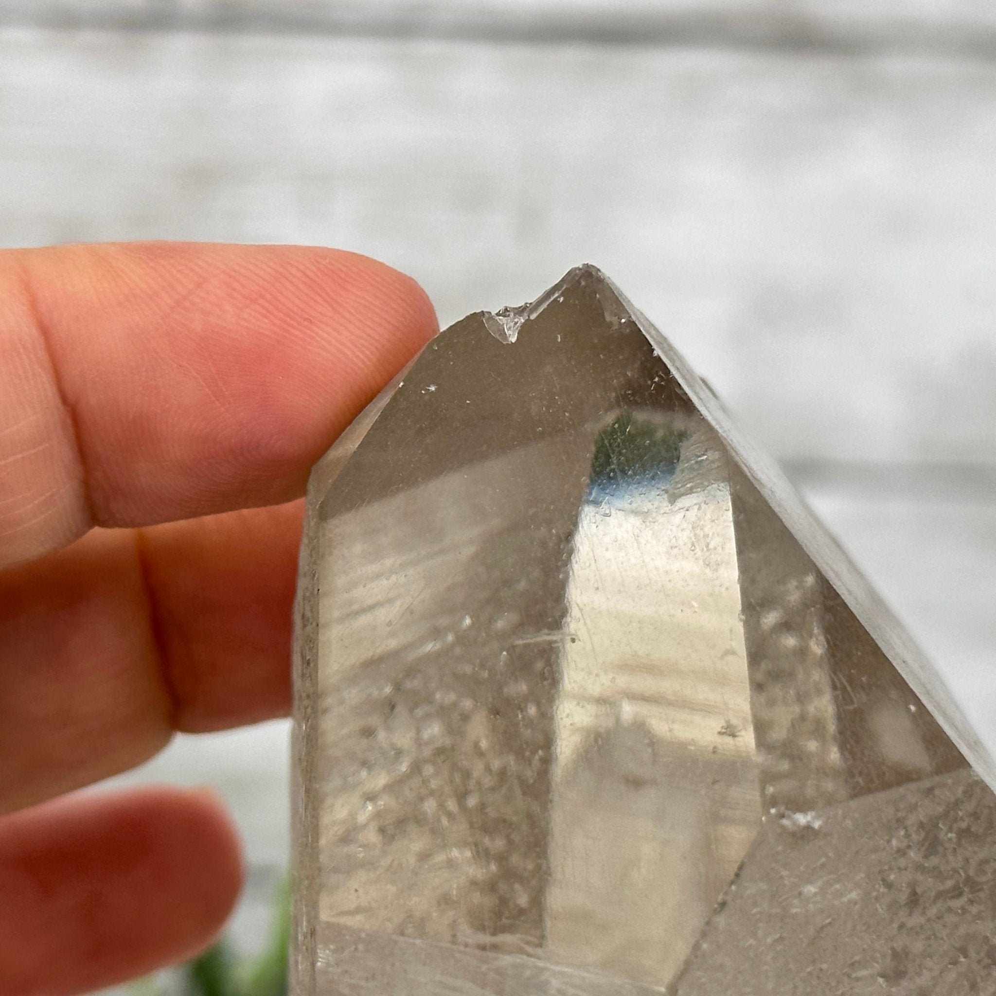Smoky Quartz Crystal Point on a Metal Stand, 9.3" Tall Model #3122SQ-003 by Brazil Gems - Brazil GemsBrazil GemsSmoky Quartz Crystal Point on a Metal Stand, 9.3" Tall Model #3122SQ-003 by Brazil GemsCrystal Points3122SQ-003