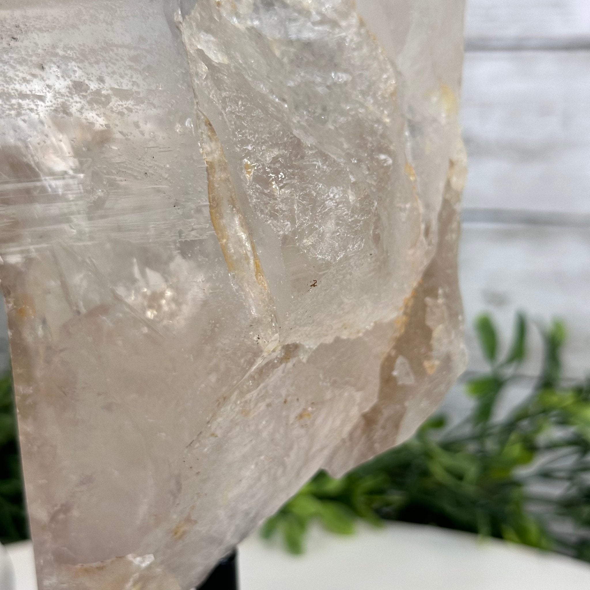 Smoky Quartz Crystal Point on a Metal Stand, 9.8" Tall Model #3122SQ-009 by Brazil Gems - Brazil GemsBrazil GemsSmoky Quartz Crystal Point on a Metal Stand, 9.8" Tall Model #3122SQ-009 by Brazil GemsCrystal Points3122SQ-009