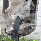 Smoky Quartz on a Rotating Stand, 26.2 lbs & 19.1" Tall #5701-0002 - Brazil GemsBrazil GemsSmoky Quartz on a Rotating Stand, 26.2 lbs & 19.1" Tall #5701-0002Clusters on Rotating Bases5701-0002