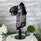 Smoky Quartz on a Rotating Stand, 26.2 lbs & 19.1" Tall #5701-0002 - Brazil GemsBrazil GemsSmoky Quartz on a Rotating Stand, 26.2 lbs & 19.1" Tall #5701-0002Clusters on Rotating Bases5701-0002