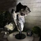 Smoky Quartz on a Rotating Stand, 26.2 lbs & 19.1" Tall #5701-0002 - Brazil GemsBrazil GemsSmoky Quartz on a Rotating Stand, 26.2 lbs & 19.1" Tall #5701-0002Clusters on Rotating Bases5701-0002