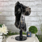 Smoky Quartz on a Rotating Stand, 26.2 lbs & 19.1" Tall #5701-0002 - Brazil GemsBrazil GemsSmoky Quartz on a Rotating Stand, 26.2 lbs & 19.1" Tall #5701-0002Clusters on Rotating Bases5701-0002