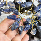Sodalite 17" Tall Handmade Gemstone Tree on a Crystal base, 240 Gems #5405SODA - Brazil GemsBrazil GemsSodalite 17" Tall Handmade Gemstone Tree on a Crystal base, 240 Gems #5405SODAGemstone Trees5405SODA
