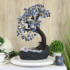 Sodalite 17" Tall Handmade Gemstone Tree on a Crystal base, 240 Gems #5405SODA - Brazil GemsBrazil GemsSodalite 17" Tall Handmade Gemstone Tree on a Crystal base, 240 Gems #5405SODAGemstone Trees5405SODA