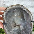 Special Agate "Bowl" on a Metal Base, 6.4 lbs & 11.5" Tall #5500NA-001 - Brazil GemsBrazil GemsSpecial Agate "Bowl" on a Metal Base, 6.4 lbs & 11.5" Tall #5500NA-001Clusters on Fixed Bases5500NA-001