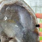 Special Agate "Bowl" on a Metal Base, 6.4 lbs & 11.5" Tall #5500NA-001 - Brazil GemsBrazil GemsSpecial Agate "Bowl" on a Metal Base, 6.4 lbs & 11.5" Tall #5500NA-001Clusters on Fixed Bases5500NA-001