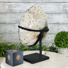 Special Agate "Bowl" on a Metal Base, 6.4 lbs & 11.5" Tall #5500NA-001 - Brazil GemsBrazil GemsSpecial Agate "Bowl" on a Metal Base, 6.4 lbs & 11.5" Tall #5500NA-001Clusters on Fixed Bases5500NA-001