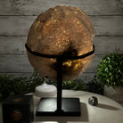 Special Agate "Bowl" on a Metal Base, 6.4 lbs & 11.5" Tall #5500NA-001 - Brazil GemsBrazil GemsSpecial Agate "Bowl" on a Metal Base, 6.4 lbs & 11.5" Tall #5500NA-001Clusters on Fixed Bases5500NA-001