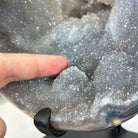 Special Agate "Bowl" on a Metal Base, 6.4 lbs & 11.5" Tall #5500NA-001 - Brazil GemsBrazil GemsSpecial Agate "Bowl" on a Metal Base, 6.4 lbs & 11.5" Tall #5500NA-001Clusters on Fixed Bases5500NA-001