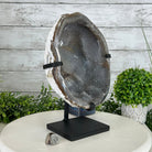 Special Agate "Bowl" on a Metal Base, 6.4 lbs & 11.5" Tall #5500NA-001 - Brazil GemsBrazil GemsSpecial Agate "Bowl" on a Metal Base, 6.4 lbs & 11.5" Tall #5500NA-001Clusters on Fixed Bases5500NA-001