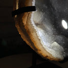 Special Agate "Bowl" on a Metal Base, 6.4 lbs & 11.5" Tall #5500NA-001 - Brazil GemsBrazil GemsSpecial Agate "Bowl" on a Metal Base, 6.4 lbs & 11.5" Tall #5500NA-001Clusters on Fixed Bases5500NA-001