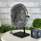 Special Agate "Bowl" on a Metal Base, 6.4 lbs & 11.5" Tall #5500NA-001 - Brazil GemsBrazil GemsSpecial Agate "Bowl" on a Metal Base, 6.4 lbs & 11.5" Tall #5500NA-001Clusters on Fixed Bases5500NA-001