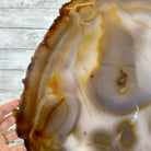 Special Large Natural Brazilian Agate Slice on a Metal Stand, 28.5" Tall #5056-0044 - Brazil GemsBrazil GemsSpecial Large Natural Brazilian Agate Slice on a Metal Stand, 28.5" Tall #5056-0044Slices on Fixed Bases5056-0044