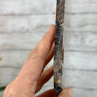 Special Large Natural Brazilian Agate Slice on a Metal Stand, 29.1" Tall #5056-0043 - Brazil GemsBrazil GemsSpecial Large Natural Brazilian Agate Slice on a Metal Stand, 29.1" Tall #5056-0043Slices on Fixed Bases5056-0043