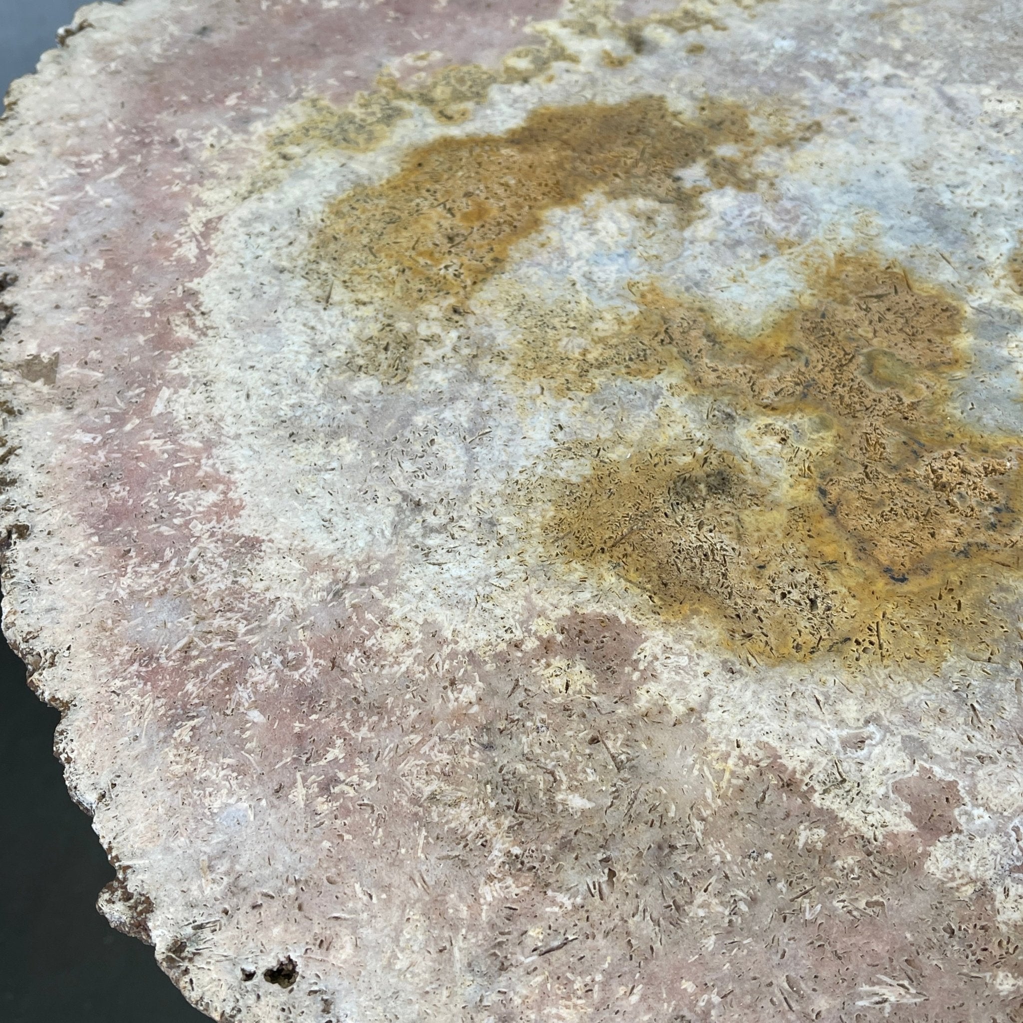 Special Pink Amethyst Dining/Conference Room Table Super Quality, 992.3 lbs & 58.8" long #1380-0001 - Brazil GemsBrazil GemsSpecial Pink Amethyst Dining/Conference Room Table Super Quality, 992.3 lbs & 58.8" long #1380-0001Tables: Dining1380-0001