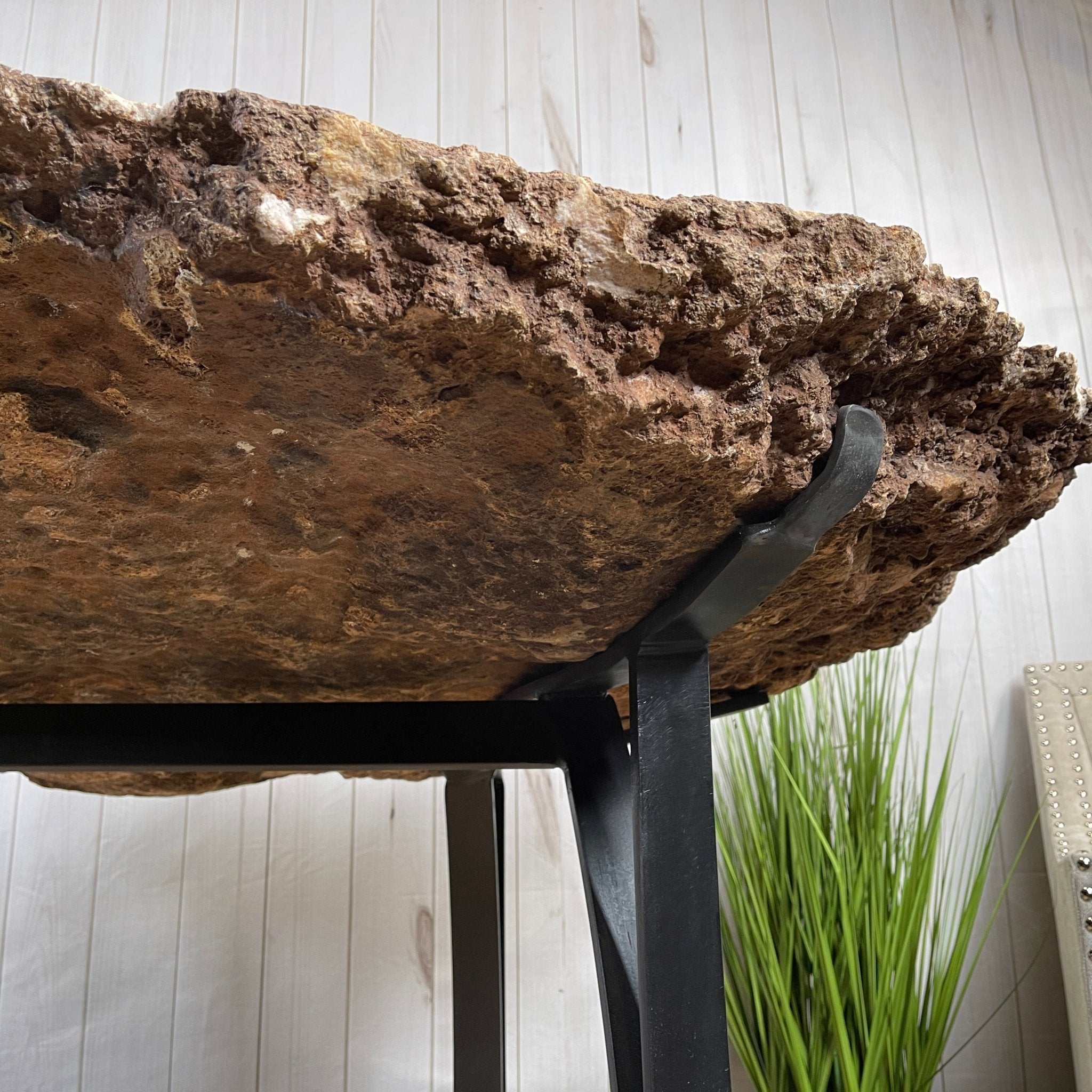 Special Pink Amethyst Dining/Conference Room Table Super Quality, 992.3 lbs & 58.8" long #1380-0001 - Brazil GemsBrazil GemsSpecial Pink Amethyst Dining/Conference Room Table Super Quality, 992.3 lbs & 58.8" long #1380-0001Tables: Dining1380-0001