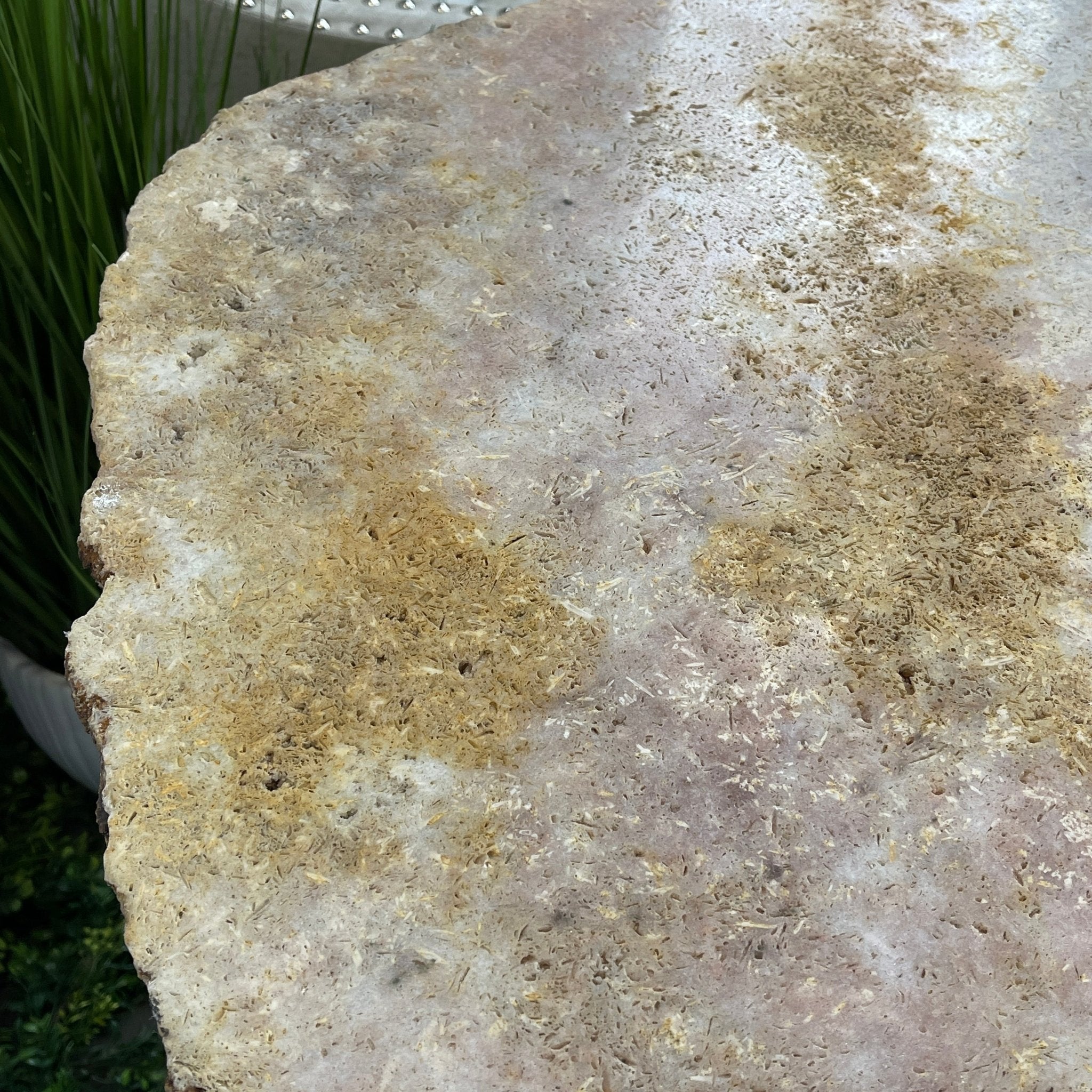 Special Pink Amethyst Dining/Conference Room Table Super Quality, 992.3 lbs & 58.8" long #1380-0001 - Brazil GemsBrazil GemsSpecial Pink Amethyst Dining/Conference Room Table Super Quality, 992.3 lbs & 58.8" long #1380-0001Tables: Dining1380-0001