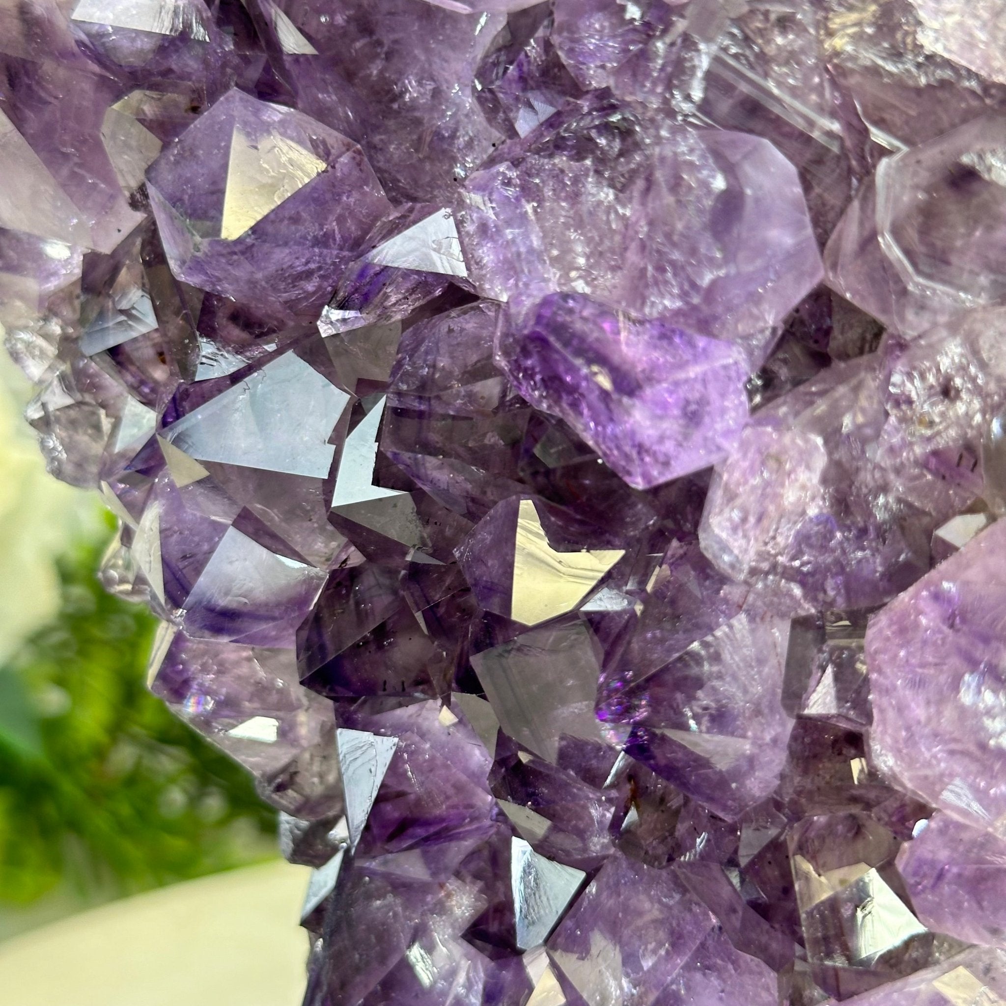 Standard Plus Quality Amethyst Crystal on Cement Base, 23 lbs and 12" Tall #5614-0091 - Brazil GemsBrazil GemsStandard Plus Quality Amethyst Crystal on Cement Base, 23 lbs and 12" Tall #5614-0091Clusters on Cement Bases5614-0091