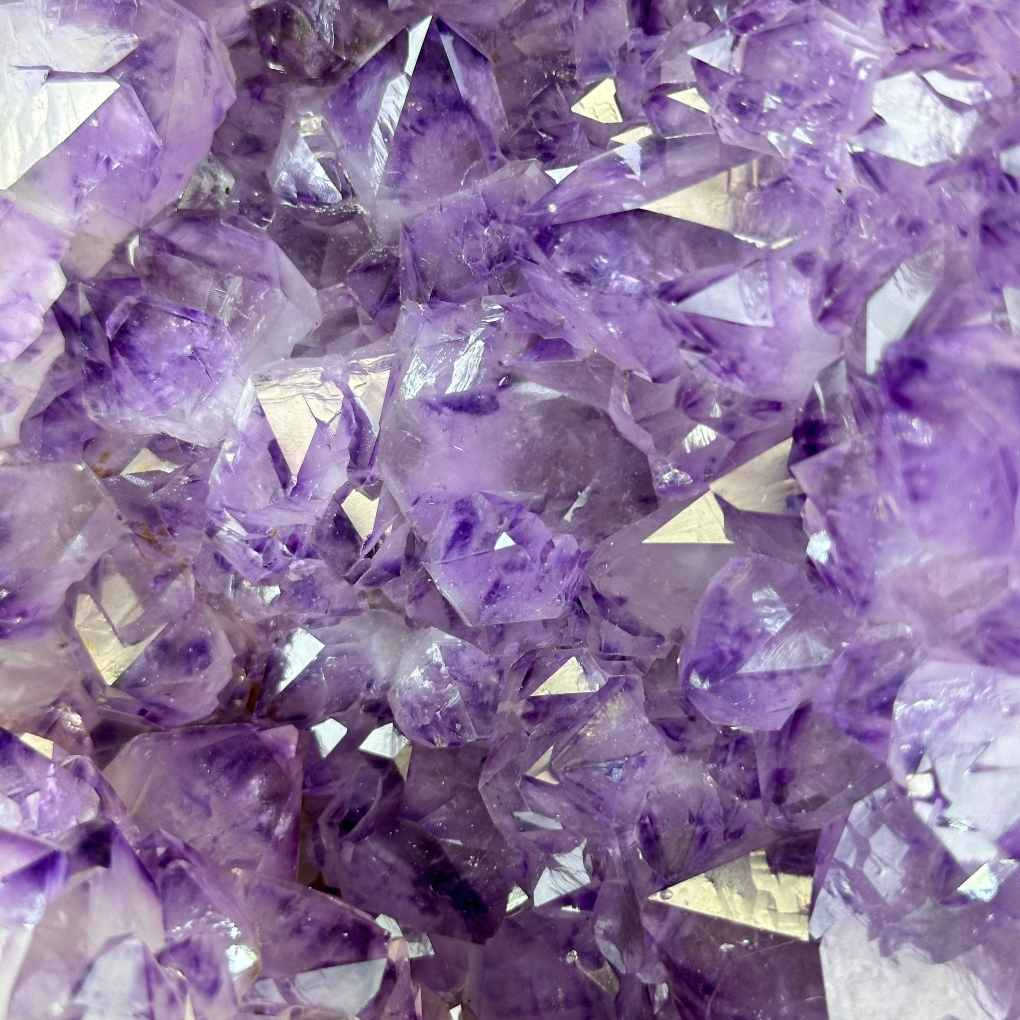 Standard Plus Quality Amethyst Crystal on Cement Base, 28.4 lbs and 11" Tall #5614-0092 - Brazil GemsBrazil GemsStandard Plus Quality Amethyst Crystal on Cement Base, 28.4 lbs and 11" Tall #5614-0092Clusters on Cement Bases5614-0092