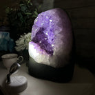 Standard Plus Quality Amethyst Crystal on Cement Base, 28.4 lbs and 11" Tall #5614-0092 - Brazil GemsBrazil GemsStandard Plus Quality Amethyst Crystal on Cement Base, 28.4 lbs and 11" Tall #5614-0092Clusters on Cement Bases5614-0092