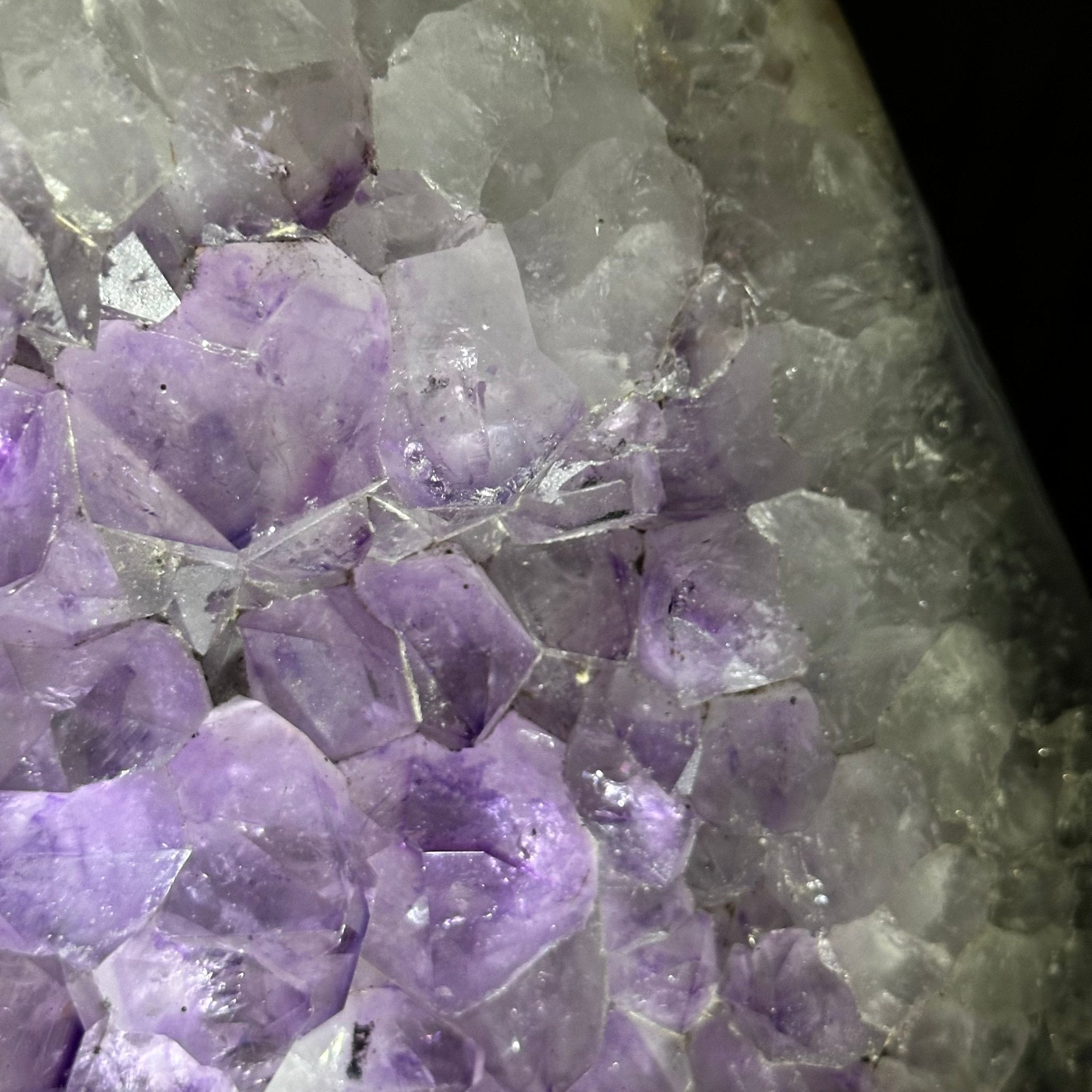 Standard Plus Quality Amethyst Crystal on Cement Base, 37.5 lbs and 13.7" Tall #5614-0095 - Brazil GemsBrazil GemsStandard Plus Quality Amethyst Crystal on Cement Base, 37.5 lbs and 13.7" Tall #5614-0095Clusters on Cement Bases5614-0095