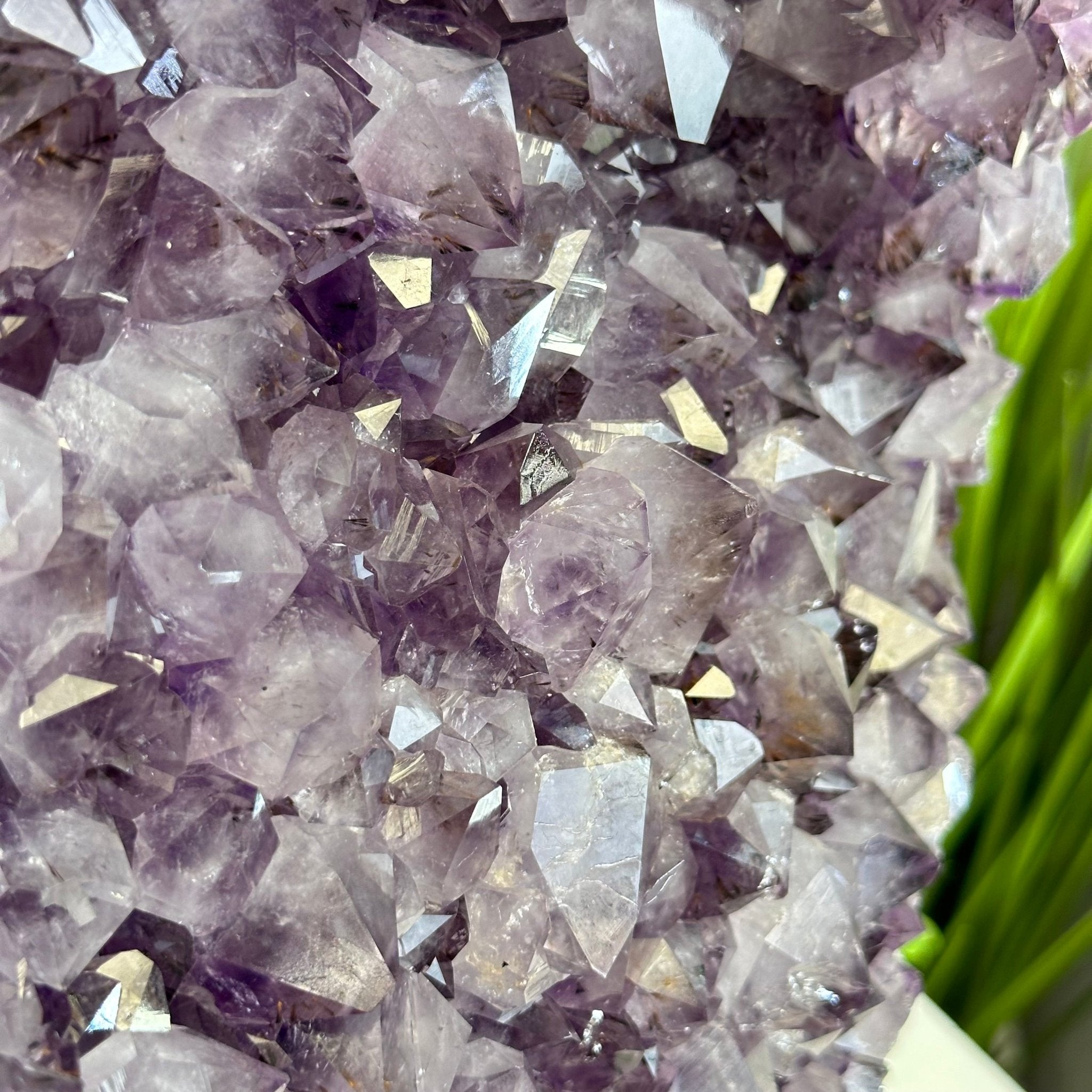 Standard Plus Quality Amethyst Crystal on Cement Base, 64.3 lbs and 22.1" Tall #5614-0096 - Brazil GemsBrazil GemsStandard Plus Quality Amethyst Crystal on Cement Base, 64.3 lbs and 22.1" Tall #5614-0096Clusters on Cement Bases5614-0096