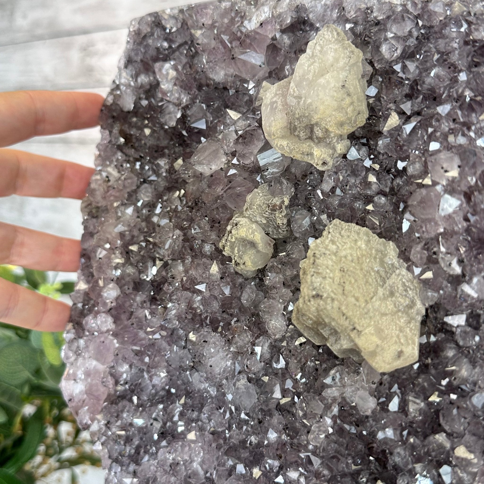 Standard Plus Quality Amethyst Crystal on Cement Base, 69.9 lbs and 22" Tall #5614-0097 - Brazil GemsBrazil GemsStandard Plus Quality Amethyst Crystal on Cement Base, 69.9 lbs and 22" Tall #5614-0097Clusters on Cement Bases5614-0097