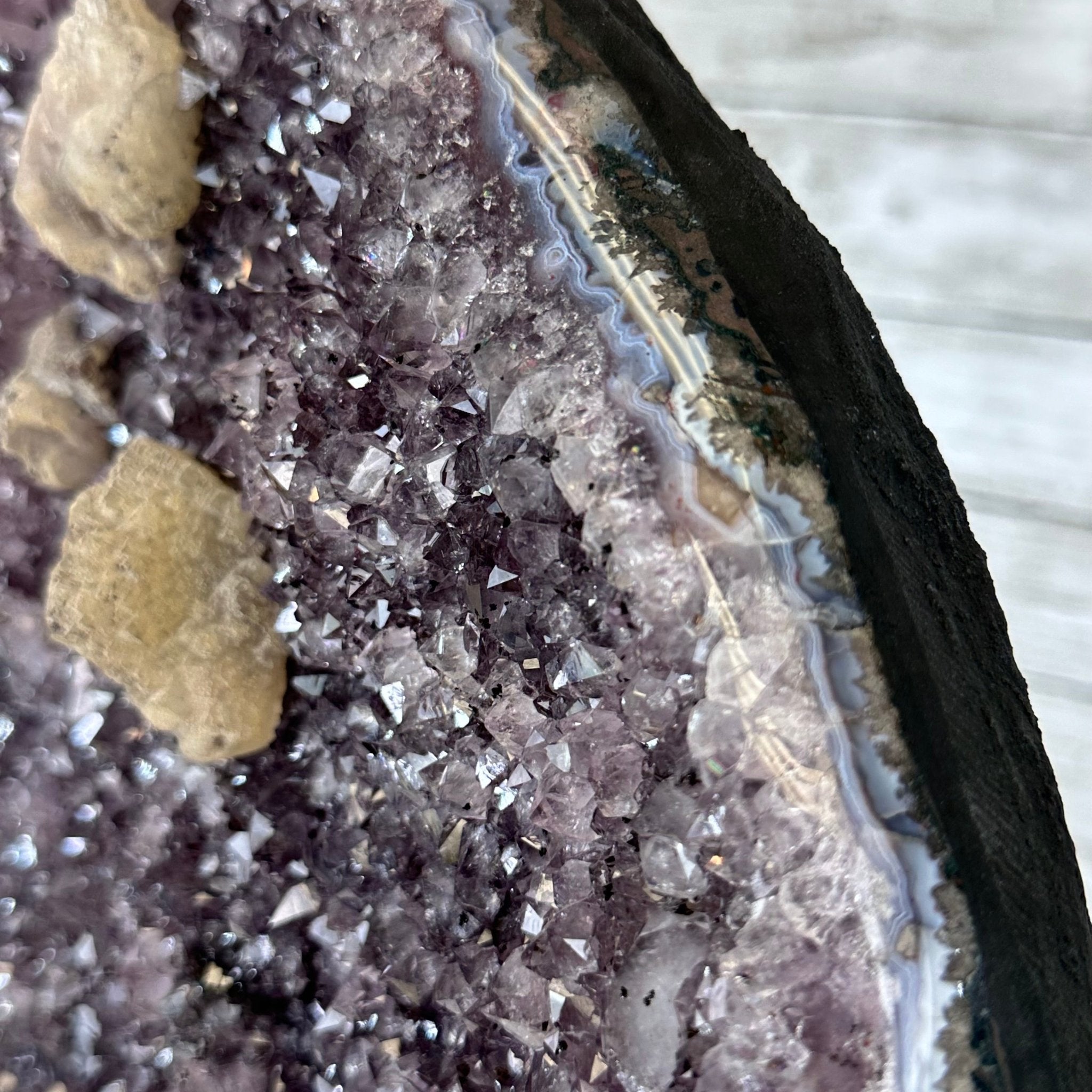 Standard Plus Quality Amethyst Crystal on Cement Base, 69.9 lbs and 22" Tall #5614-0097 - Brazil GemsBrazil GemsStandard Plus Quality Amethyst Crystal on Cement Base, 69.9 lbs and 22" Tall #5614-0097Clusters on Cement Bases5614-0097
